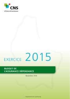 Budget de l'assurance dépendance -Exercice 2015