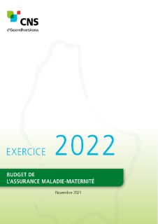 Budget de l'assurance maladie-maternité - Exercice 2022