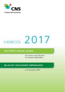 Décompte de l'assurance dépendance - Exercice 2017
