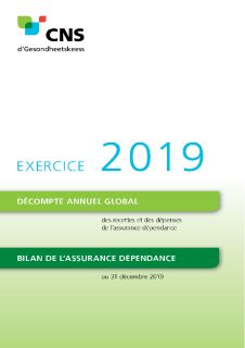 Décompte de l'assurance dépendance - Exercice 2019