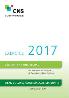 Décompte annuel de l'assurance maladie-maternité - Exercice 2017