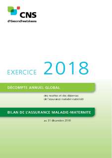 Décompte annuel de l'assurance maladie-maternité - Exercice 2018